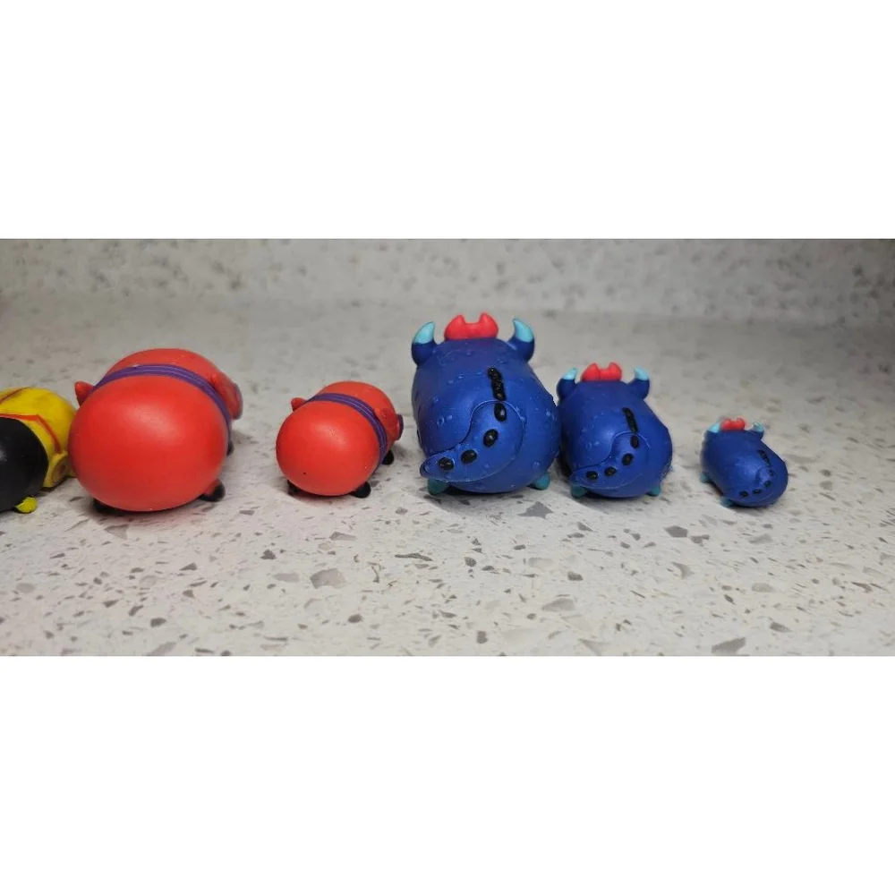 Disney Tsum Tsum Big Hero 6 Lot – Hiro, Baymax, Yokai – 6 Figures